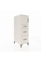 Kronos Dolap Tek Raflı 3 Çekmeceli Tek Kapaklı 44x59x134 Aytaşı-Aytaşı