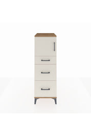 Kronos Dolap Tek Raflı 3 Çekmeceli Tek Kapaklı 44x59x134 Çam-Aytaşı