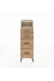 Kronos Dolap Tek Raflı 4 Çekmeceli 44x59x134 Aytaşı-Çam