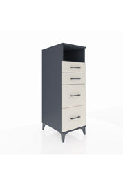 Kronos Dolap Tek Raflı 4 Çekmeceli 44x59x134 Antrasit-Aytaşı