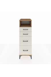 Kronos Dolap Tek Raflı 4 Çekmeceli 44x59x134 Çam-Aytaşı