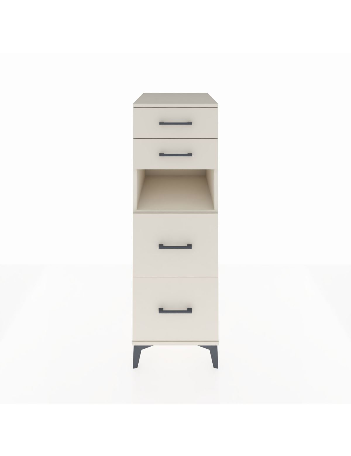 Kronos Dolap Tek Raflı 4 Çekmeceli 44x59x134 Aytaşı-Aytaşı