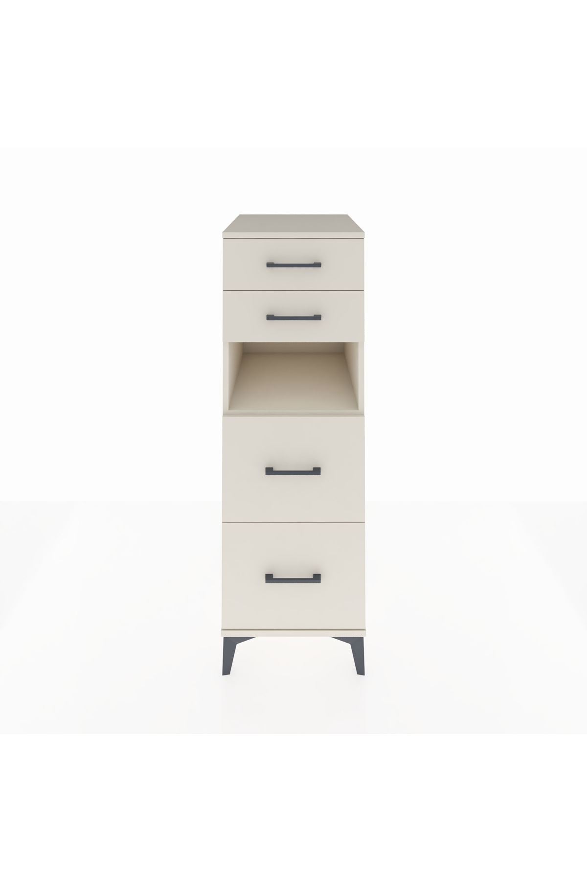 Kronos Dolap Tek Raflı 4 Çekmeceli 44x59x134 Aytaşı-Aytaşı