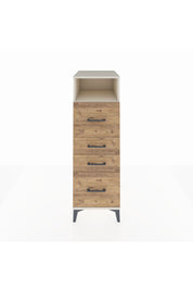 Kronos Dolap Tek Raflı 4 Çekmeceli 44x59x134 Aytaşı-Çam