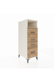 Kronos Dolap Tek Raflı 4 Çekmeceli 44x59x134 Aytaşı-Çam