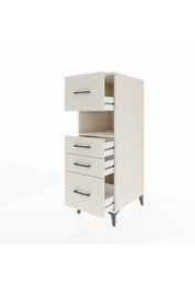 Kronos Dolap Tek Raflı 4 Çekmeceli 44x59x134 Aytaşı-Aytaşı