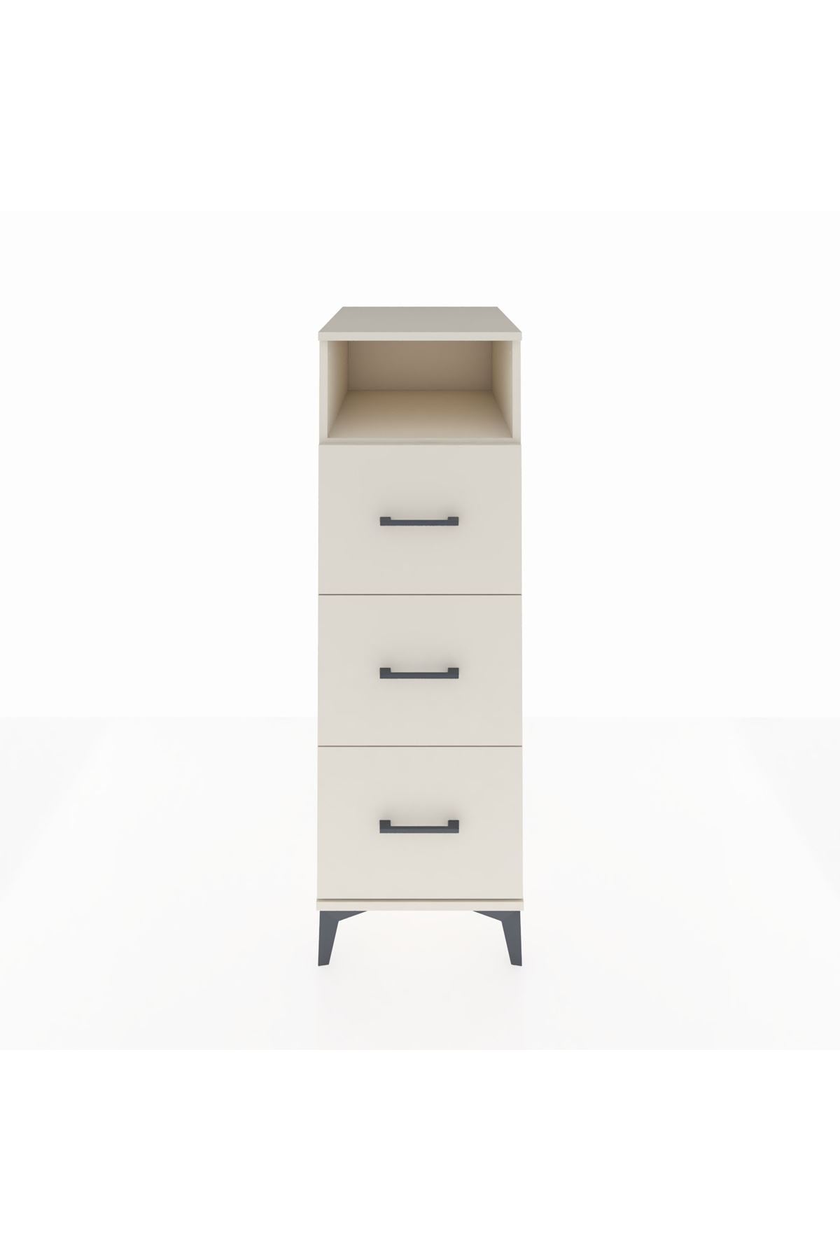 Kronos Dolap Tek Raflı 3 Çekmeceli 44x59x134 Aytaşı-Aytaşı