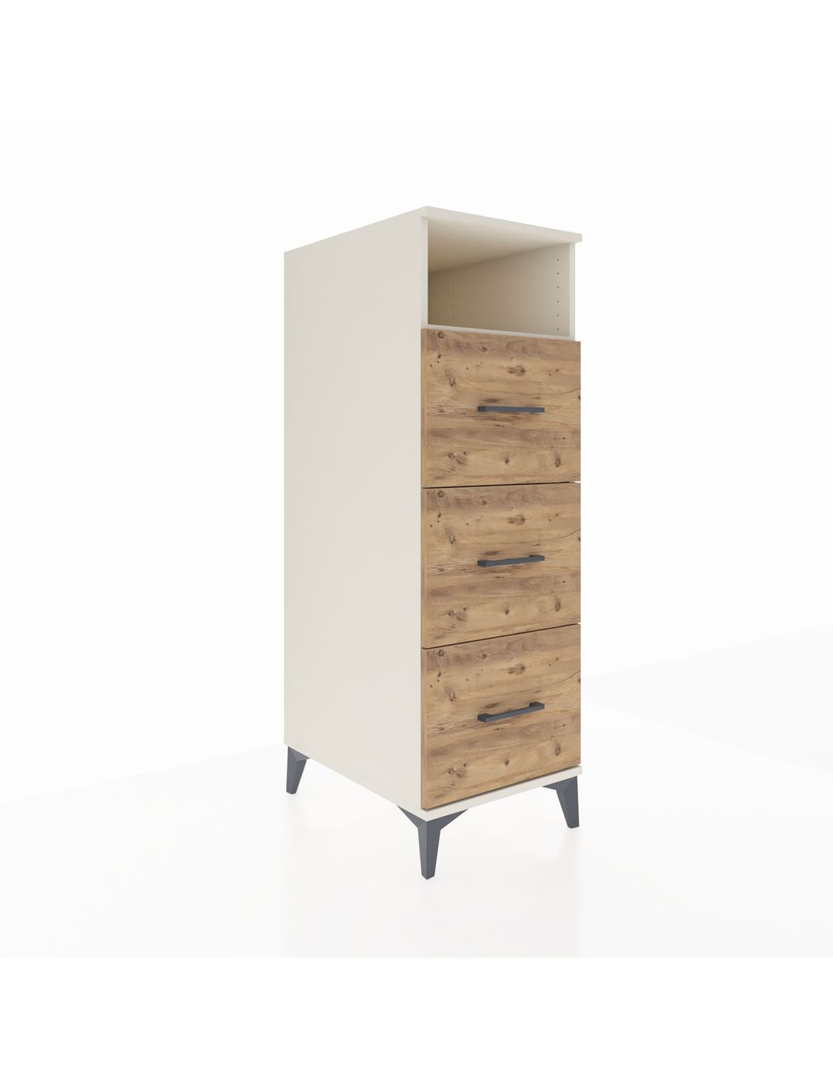 Kronos Dolap Tek Raflı 3 Çekmeceli 44x59x134 Aytaşı-Çam