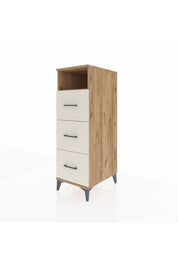 Kronos Dolap Tek Raflı 3 Çekmeceli 44x59x134 Çam-Aytaşı