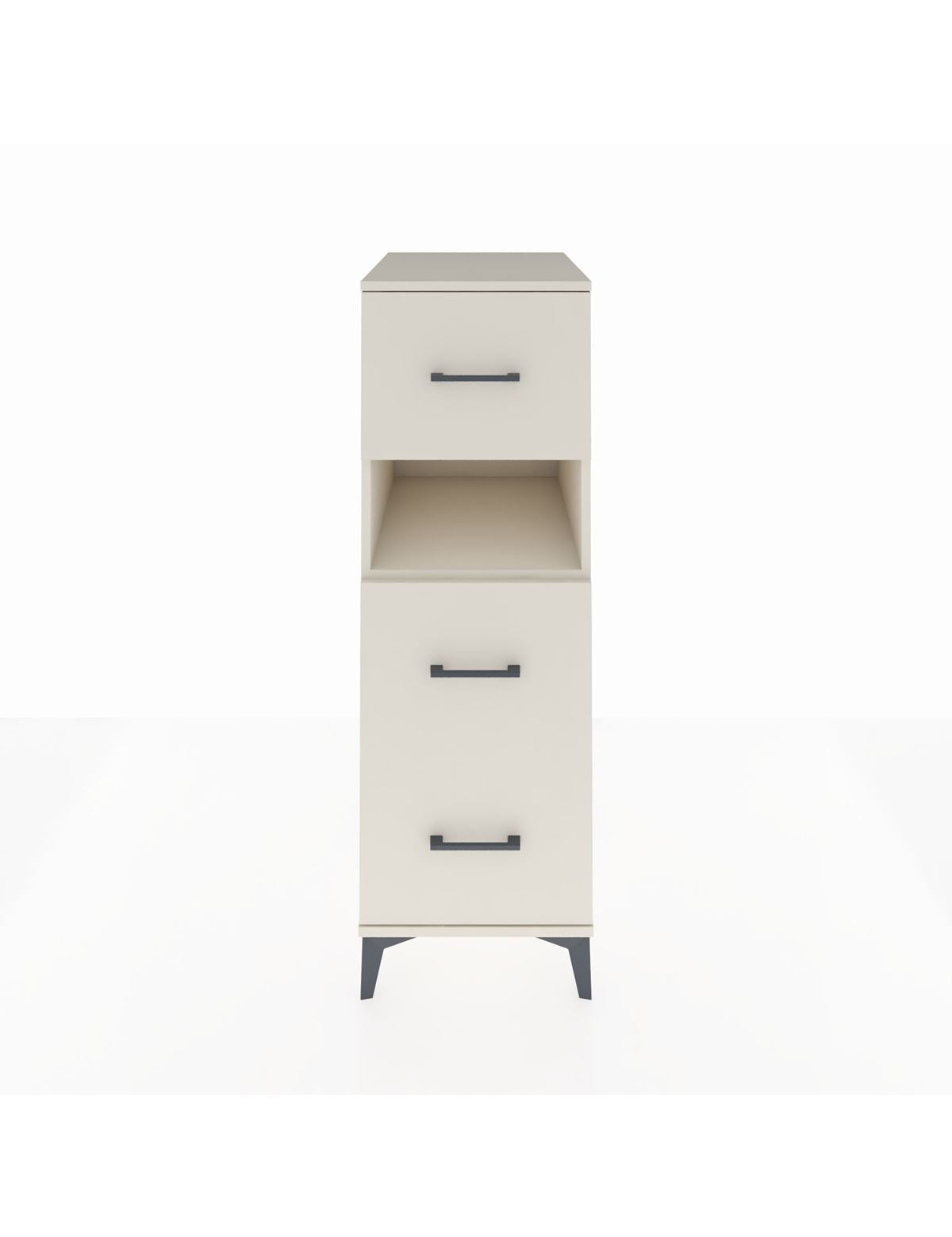 Kronos Dolap Tek Raflı 3 Çekmeceli 44x59x134 Aytaşı-Aytaşı