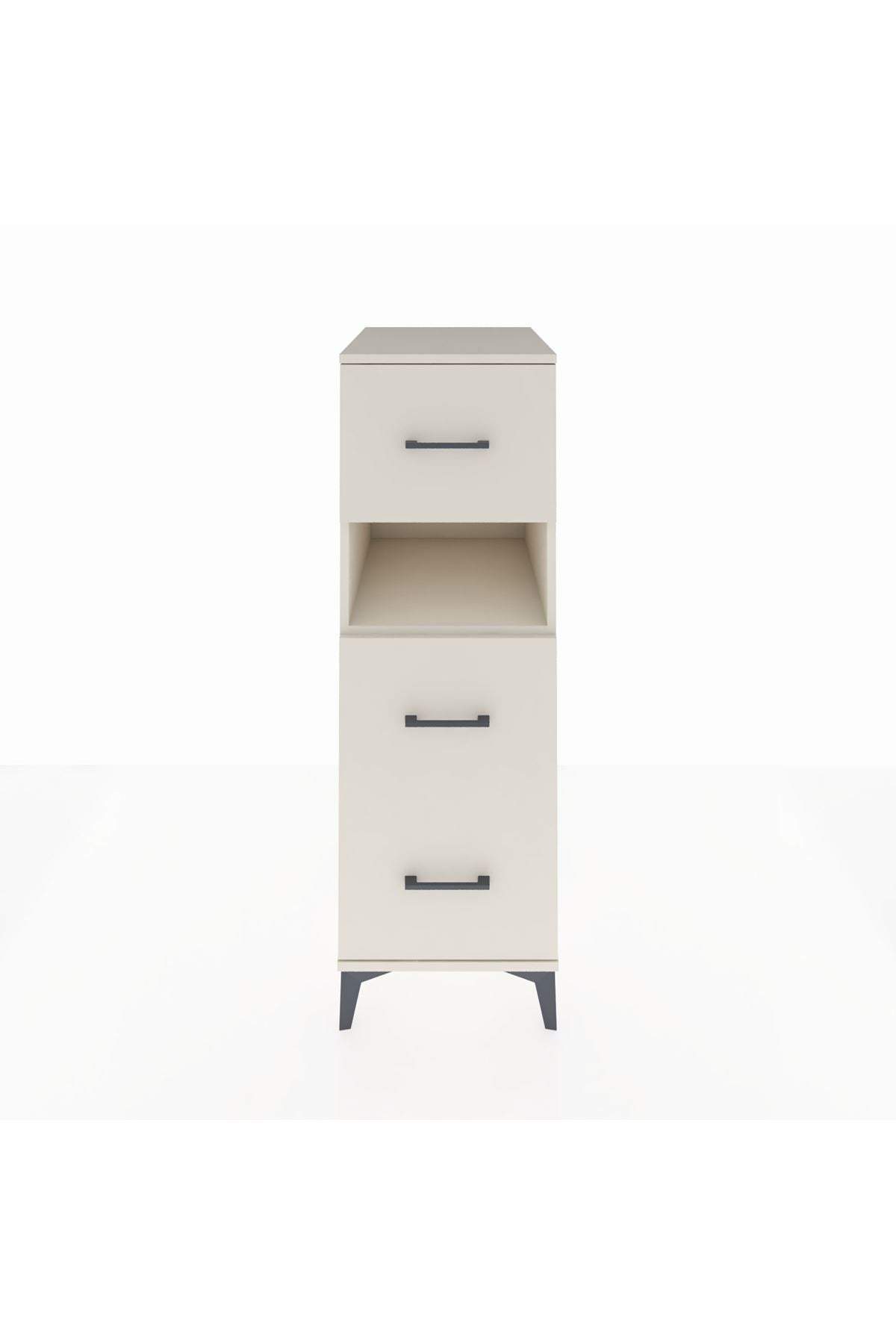 Kronos Dolap Tek Raflı 3 Çekmeceli 44x59x134 Aytaşı-Aytaşı