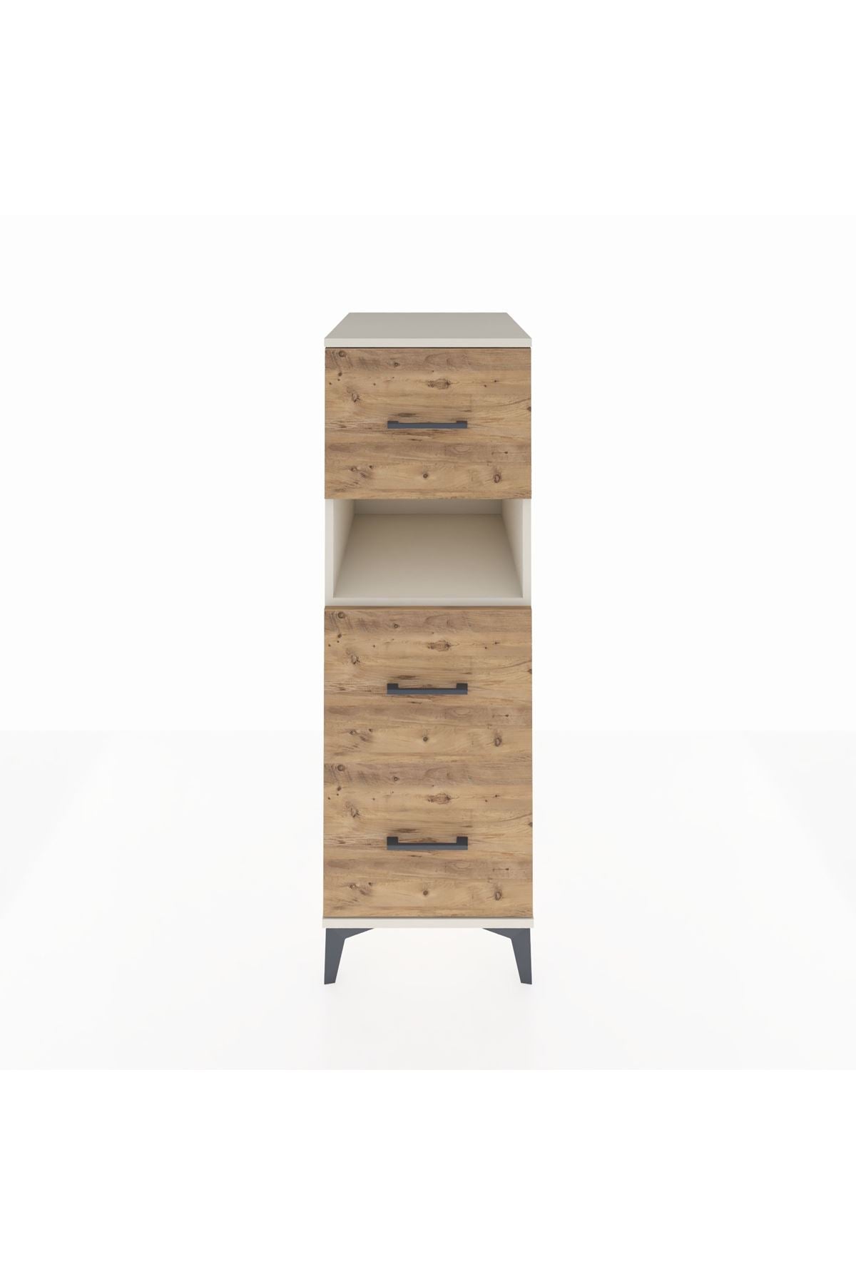 Kronos Dolap Tek Raflı 3 Çekmeceli 44x59x134 Aytaşı-Çam