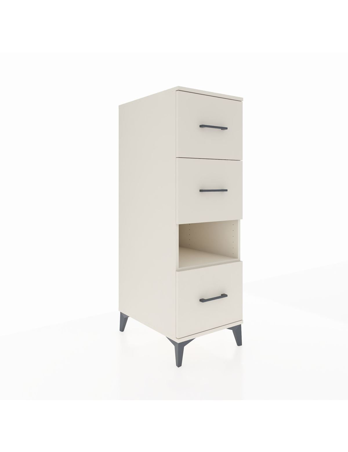 Kronos Dolap Tek Raflı 3 Çekmeceli 44x59x134 Aytaşı-Aytaşı