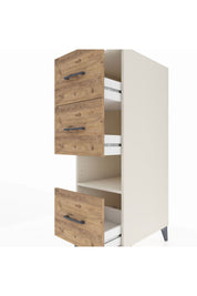 Kronos Dolap Tek Raflı 3 Çekmeceli 44x59x134 Aytaşı-Çam