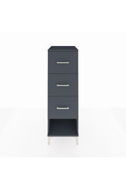 Kronos Dolap 3 Çekmeceli 44x59x134 Antrasit-Antrasit