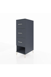 Kronos Dolap 3 Çekmeceli 44x59x134 Antrasit-Antrasit
