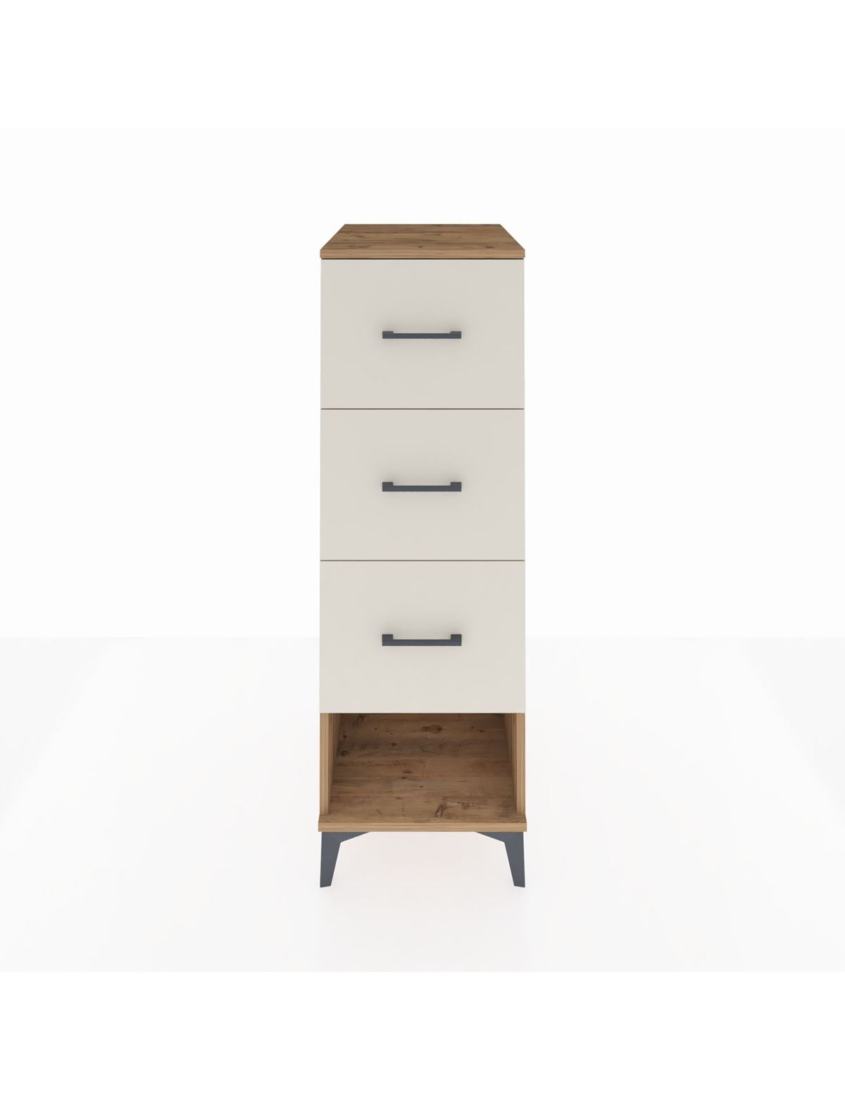 Kronos Dolap 3 Çekmeceli 44x59x134 Çam-Aytaşı