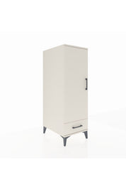 Kronos Dolap 3 Raflı Tek Çekmeceli Tek Kapaklı 44x59x134 Aytaşı-Aytaşı