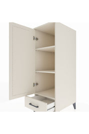 Kronos Dolap 3 Raflı Tek Çekmeceli Tek Kapaklı 44x59x134 Aytaşı-Aytaşı
