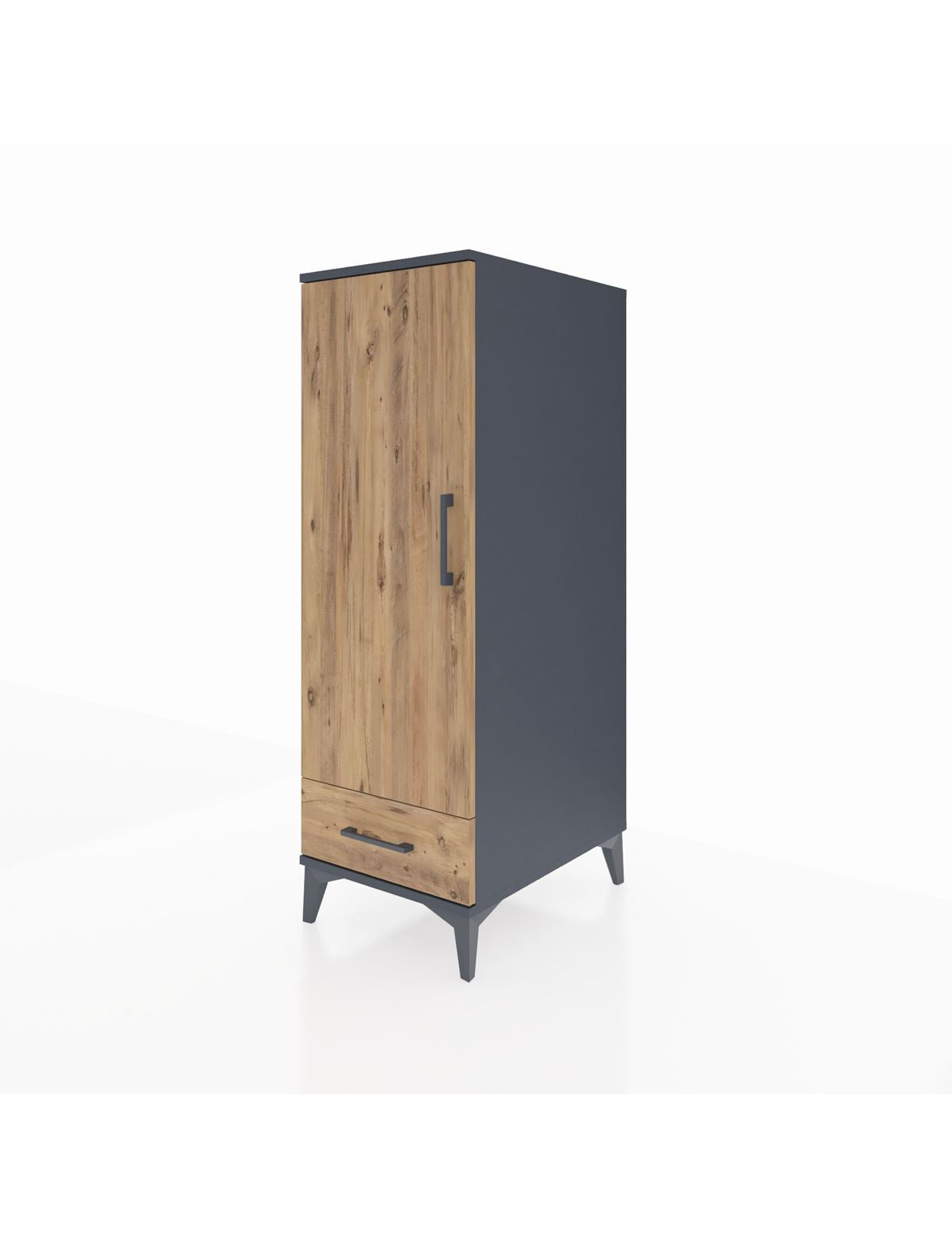 Kronos Dolap 3 Raflı Tek Çekmeceli Tek Kapaklı 44x59x134 - S82M042V6C
