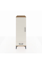 Kronos Dolap 3 Raflı Tek Çekmeceli Tek Kapaklı 44x59x134 Çam-Aytaşı