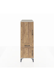 Kronos Dolap 2 Raflı Tek Çekmeceli 2 Kapaklı 44x59x134 Aytaşı-Çam