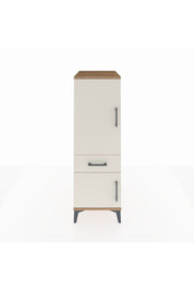 Kronos Dolap 2 Raflı Tek Çekmeceli 2 Kapaklı 44x59x134 Çam-Aytaşı