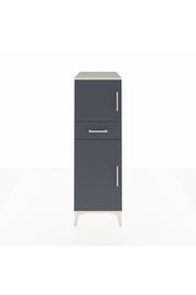 Kronos Dolap 2 Raflı Tek Çekmeceli 2 Kapaklı 44x59x134 Aytaşı-Antrasit