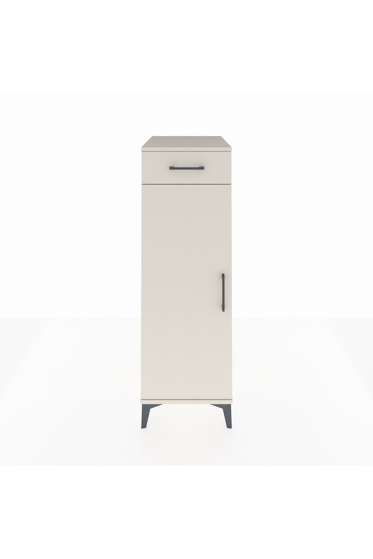 Kronos Dolap 2 Raflı Tek Çekmeceli Tek Kapaklı 44x59x134 Aytaşı-Aytaşı