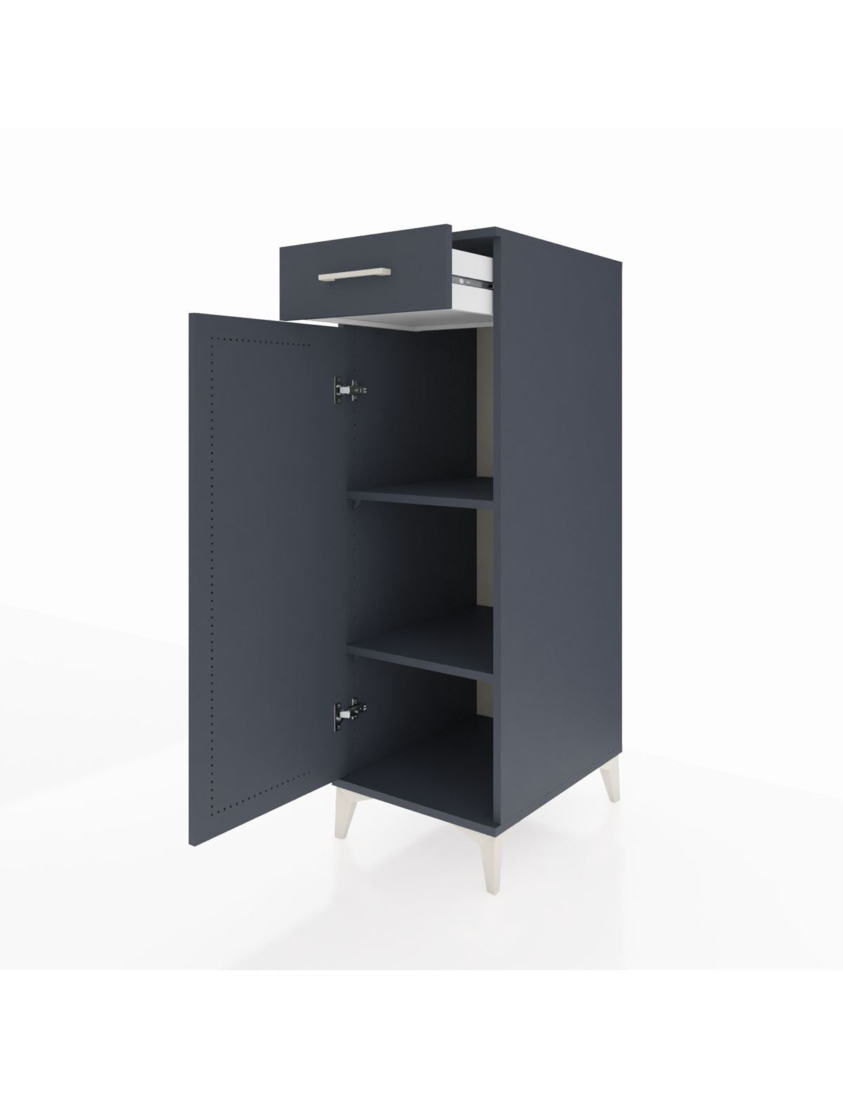 Kronos Dolap 2 Raflı Tek Çekmeceli Tek Kapaklı 44x59x134 - S82M045V5C