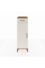 Kronos Dolap 2 Raflı Tek Çekmeceli Tek Kapaklı 44x59x134 Çam-Aytaşı