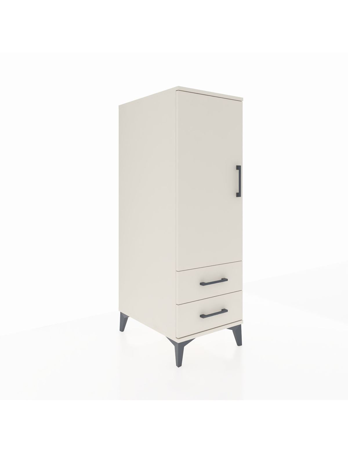 Kronos Dolap 3 Raflı 2 Çekmeceli Tek Kapaklı 44x59x134 Aytaşı-Aytaşı