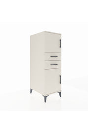 Kronos Dolap Tek Raflı 2 Çekmeceli 2 Kapaklı 44x59x134 Aytaşı-Aytaşı