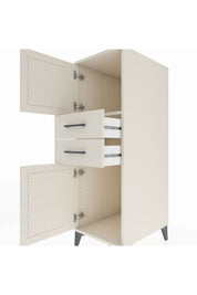 Kronos Dolap Tek Raflı 2 Çekmeceli 2 Kapaklı 44x59x134 Aytaşı-Aytaşı