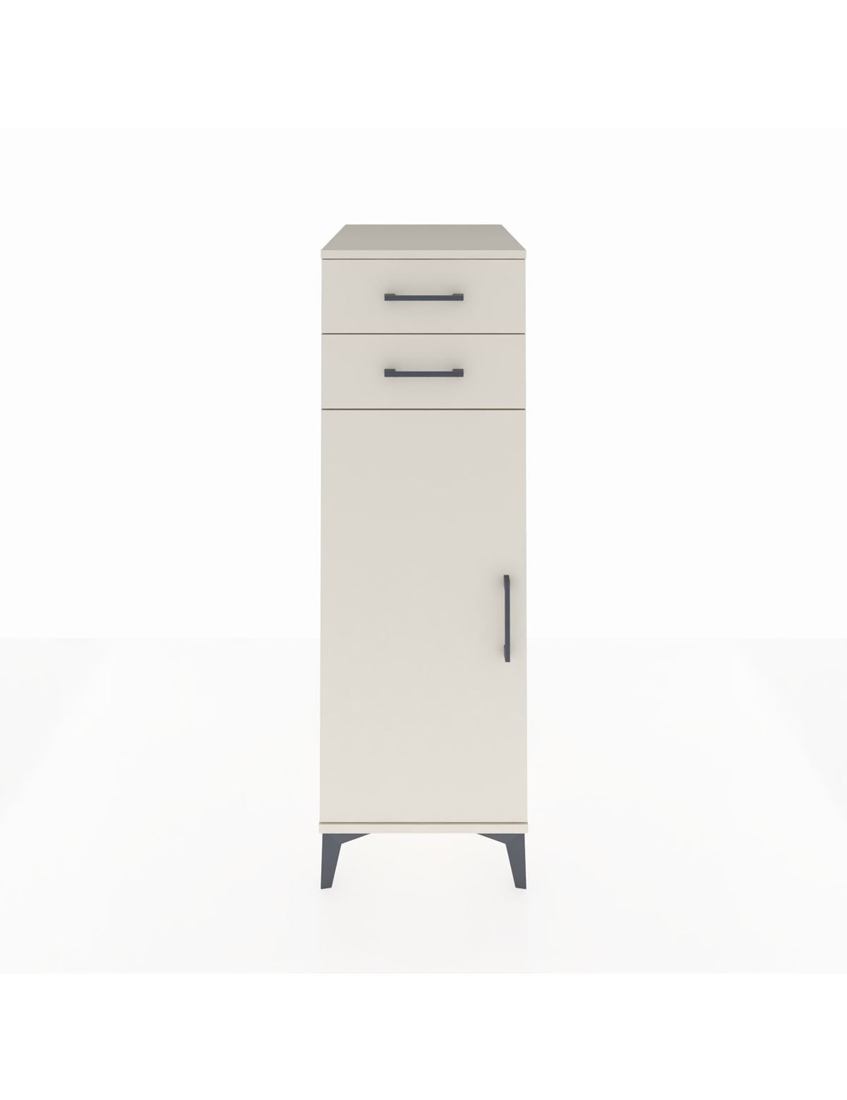 Kronos Dolap 2 Raflı 2 Çekmeceli Tek Kapaklı 44x59x134 Aytaşı-Aytaşı