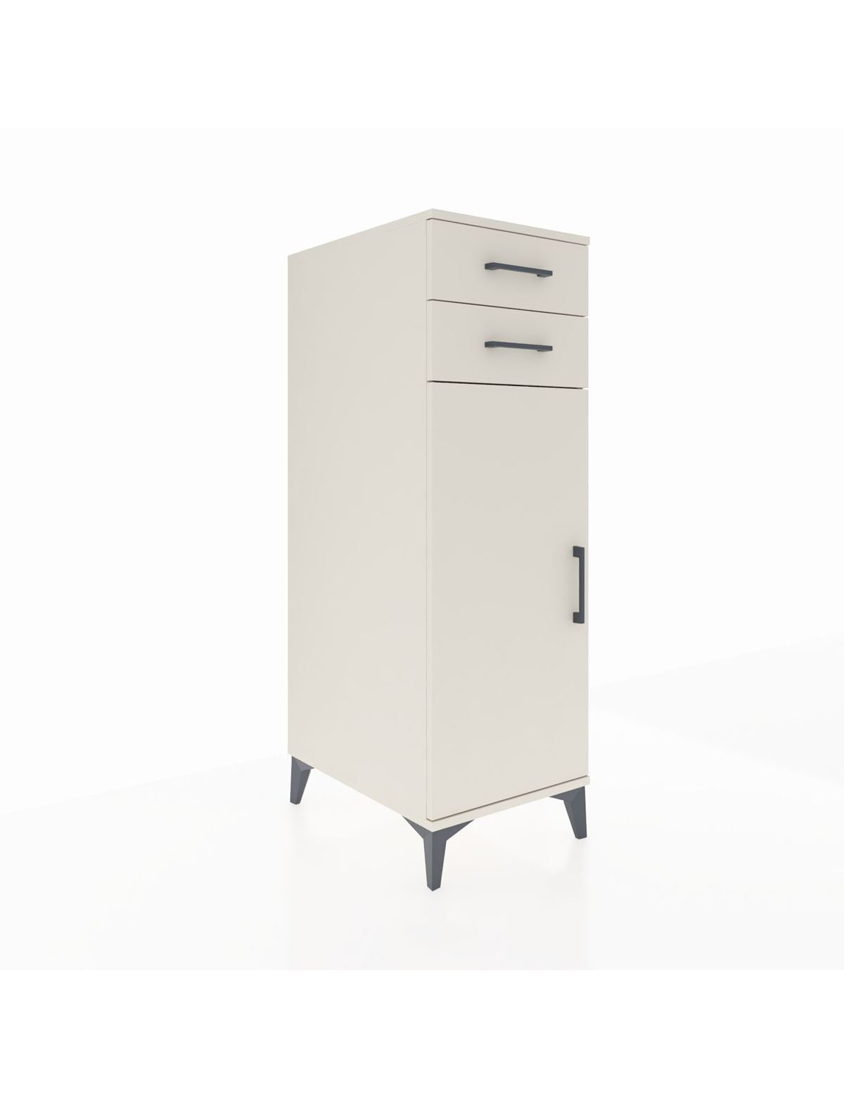 Kronos Dolap 2 Raflı 2 Çekmeceli Tek Kapaklı 44x59x134 Aytaşı-Aytaşı