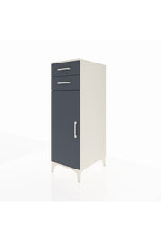 Kronos Dolap 2 Raflı 2 Çekmeceli Tek Kapaklı 44x59x134 - S82M048V2C