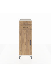 Kronos Dolap 2 Raflı 2 Çekmeceli Tek Kapaklı 44x59x134 Aytaşı-Çam