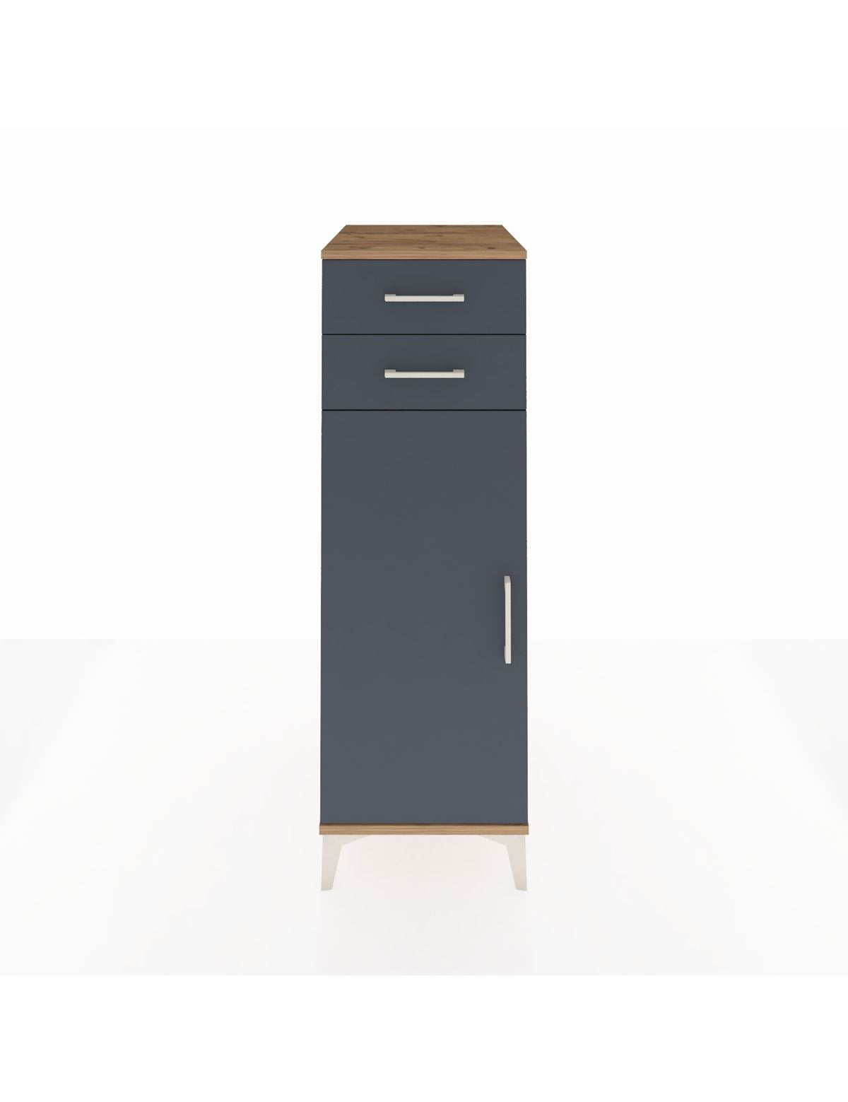 Kronos Dolap 2 Raflı 2 Çekmeceli Tek Kapaklı 44x59x134 - S82M048V8C