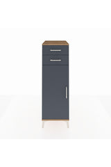 Kronos Dolap 2 Raflı 2 Çekmeceli Tek Kapaklı 44x59x134