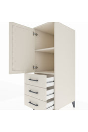 Kronos Dolap 2 Raflı 3 Çekmeceli Tek Kapaklı 44x59x134 Aytaşı-Aytaşı