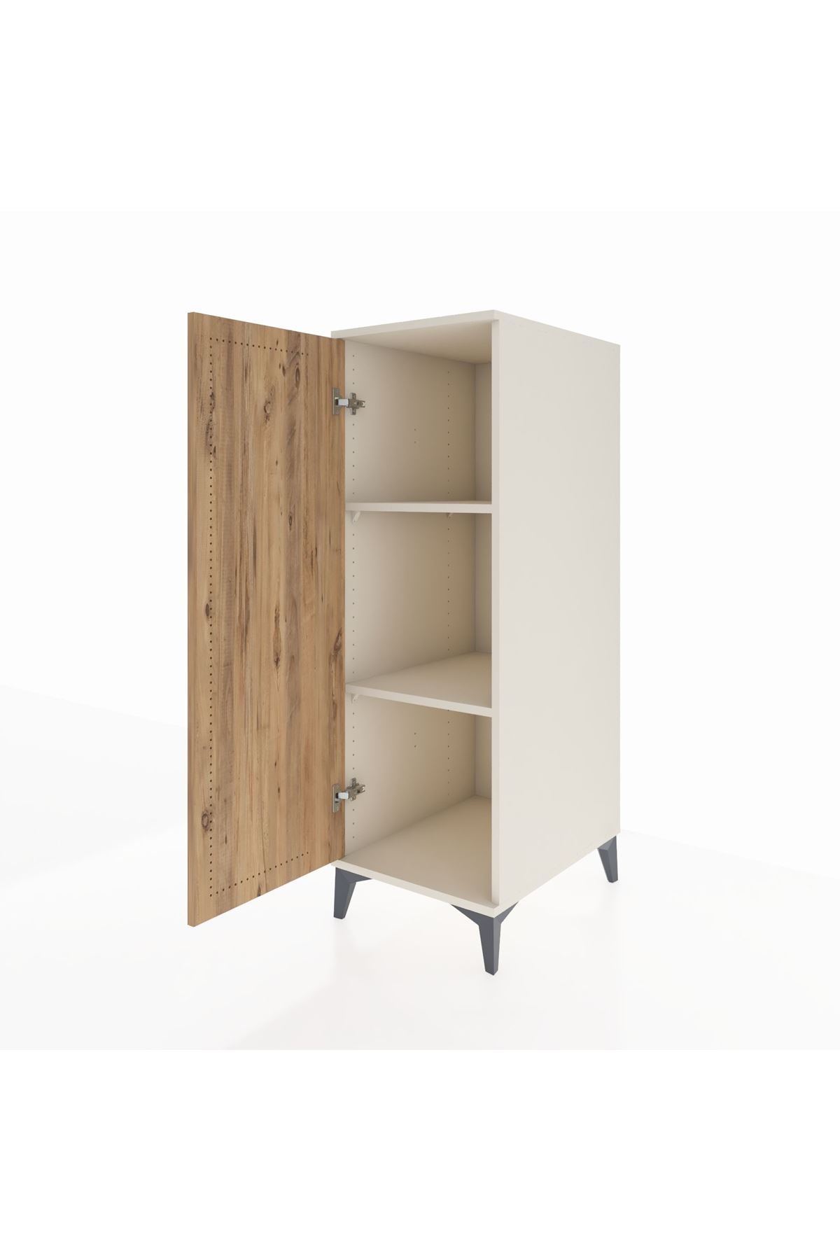 Kronos Dolap 2 Raflı Tek Kapaklı 44x59x134 Aytaşı-Çam