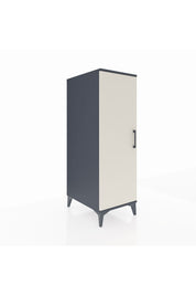 Kronos Dolap 2 Raflı Tek Kapaklı 44x59x134 Antrasit-Aytaşı