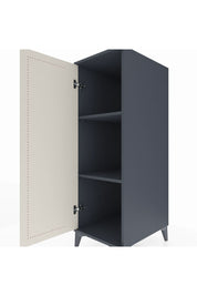 Kronos Dolap 2 Raflı Tek Kapaklı 44x59x134 Antrasit-Aytaşı