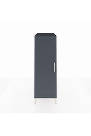 Kronos Dolap 2 Raflı Tek Kapaklı 44x59x134 Antrasit-Antrasit