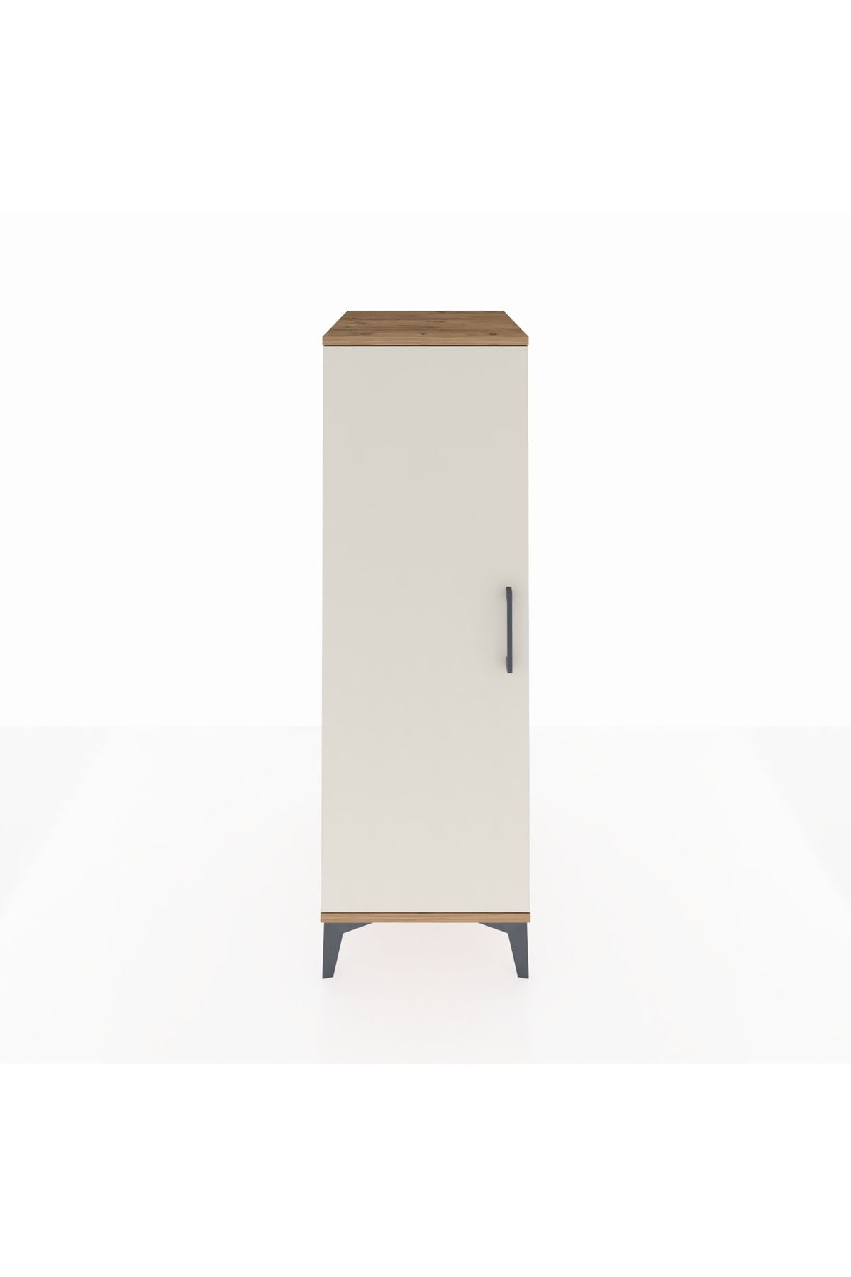 Kronos Dolap 2 Raflı Tek Kapaklı 44x59x134 Çam-Aytaşı