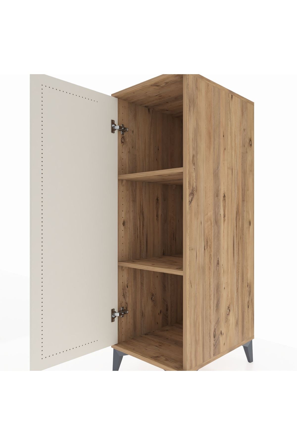 Kronos Dolap 2 Raflı Tek Kapaklı 44x59x134 Çam-Aytaşı