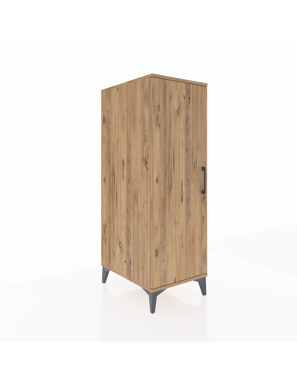 Kronos Dolap 2 Raflı Tek Kapaklı 44x59x134 Çam-Çam