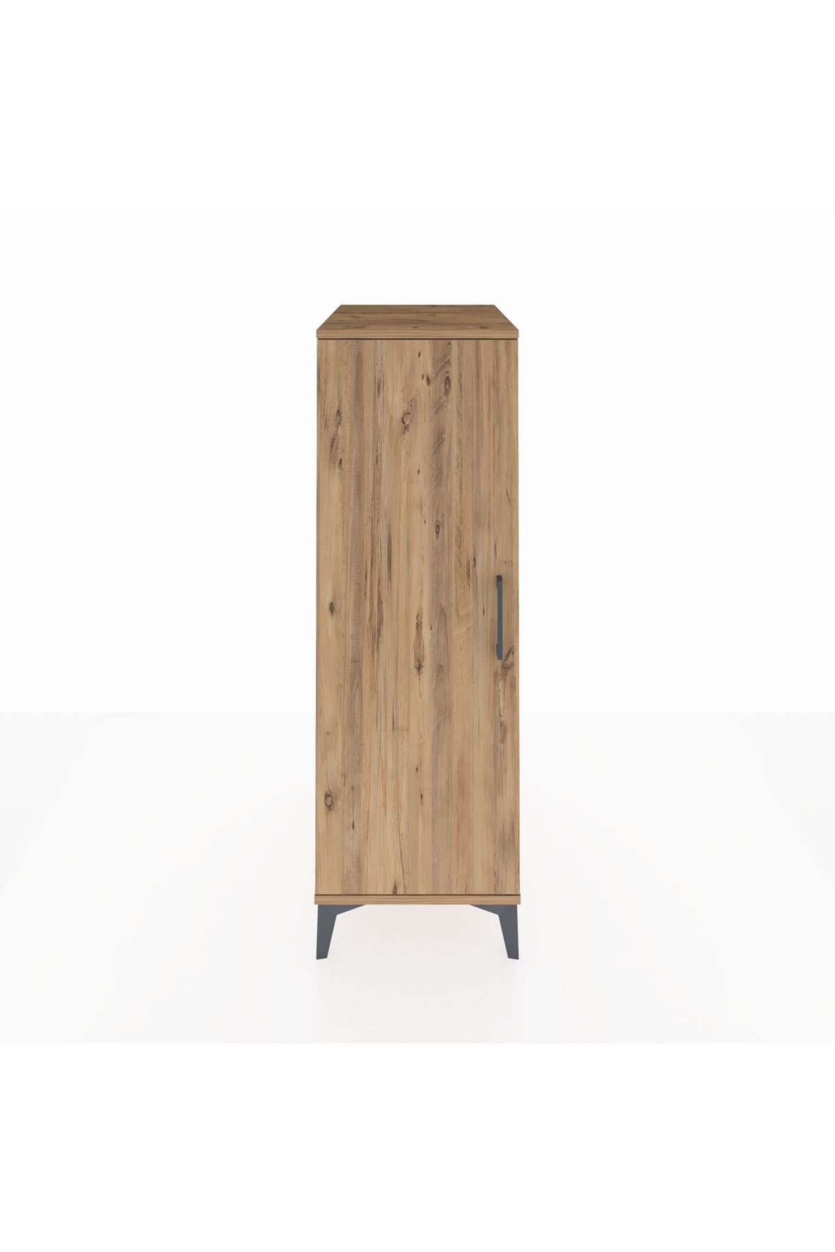 Kronos Dolap 2 Raflı Tek Kapaklı 44x59x134 Çam-Çam