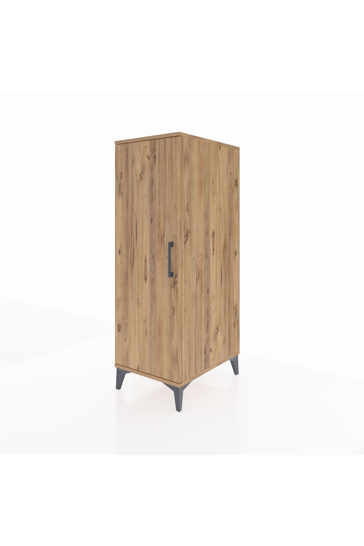 Kronos Dolap 2 Raflı Tek Kapaklı 44x59x134 Çam-Çam